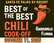 Best of the Best Chili Cook-Off - Gainesville Florida